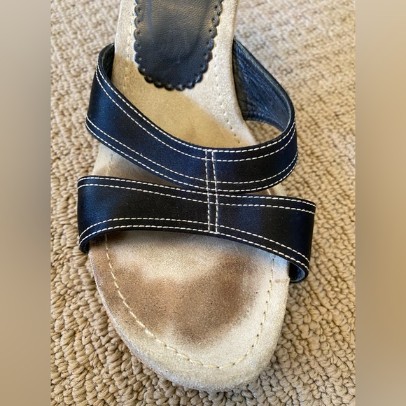 Size 10 Prada leather , wood , metal heel , high heels - Picture 11 of 11